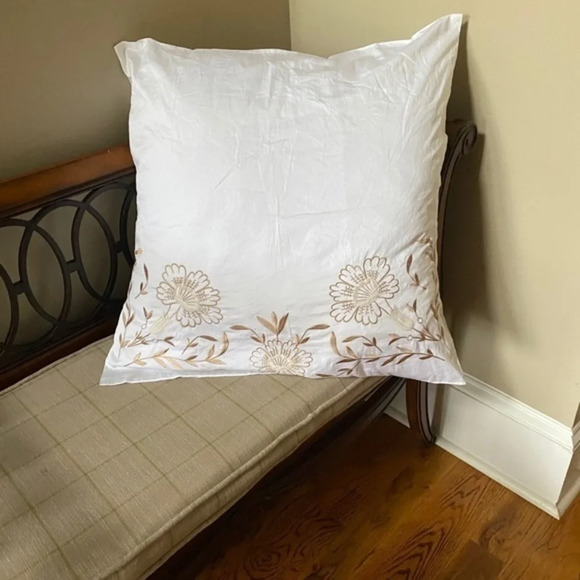 Anthropologie Saffron Embroidered Euro Sham - Picture 5 of 5